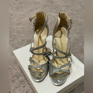 Women’s size 9.5 Ivanka Trump Heels Silver